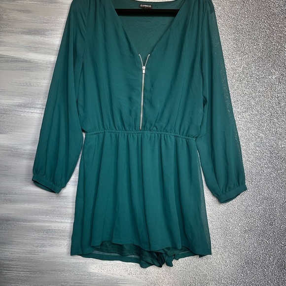Express Teal Midi Dress - Picture 8 of 9